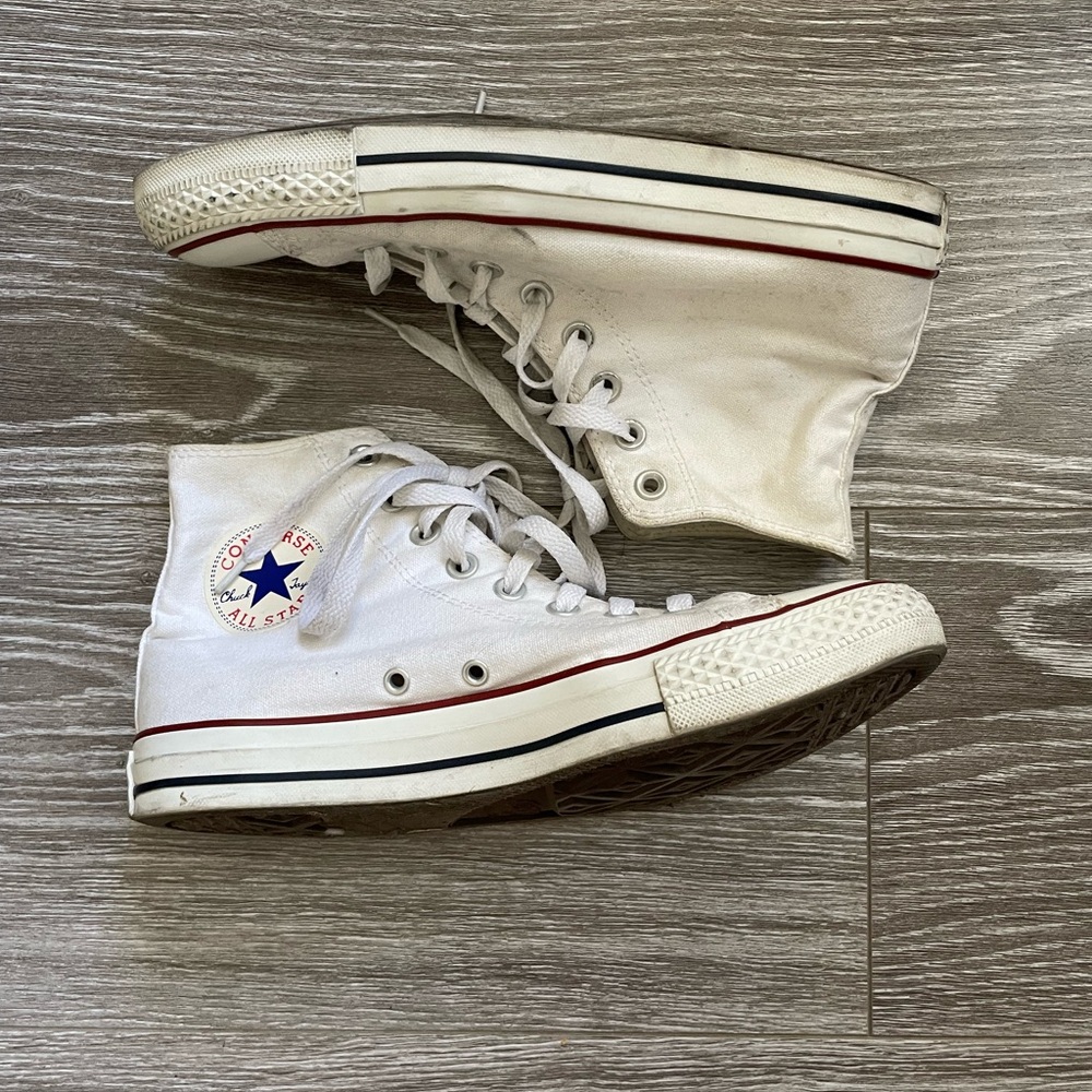 White High Top Converse